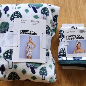 Shower Wrap and matching Hair Wrap